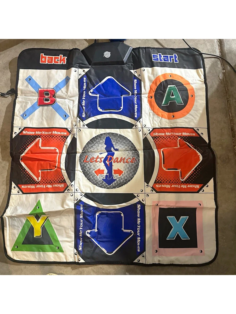 Show Me Your Moves Lets Dance Wired Non-Slip Dance Pad for Microsoft Xbox 8ft